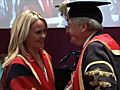 Duffy receives university honour