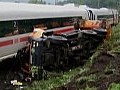 德國火車與垃圾車相撞　10人受傷