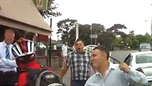 Cyclist attacked in road rage