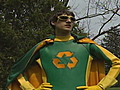 Teen moonlights as Recycleman