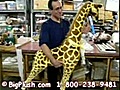 GIANT STUFFED GIRAFFE WITH JELLY BEANS http://www.BigPlush.com