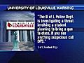 Gun threat sent to student phones at University of Louisville