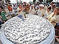 Raw Video: Giant Key Lime Pie in Key West