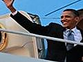 Raw Video: President Obama Heads to Prague