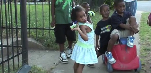 This Is Really Not Funny: Kids Dancing To A Song Called Hennessy In Dallas Texas! [User SUbmitted]
