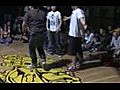 Breakdancer Kicks Competition In The Nuts