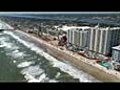 Beach Aerial Views of Daytona Beach Florida