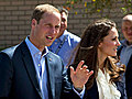 Raw Video: Royals visit charred Canadian town