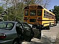 Students Uninjured In School Bus Crash