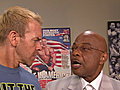 Friday Night SmackDown - Christian Greets General Manager Theodore Long Backstage