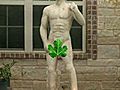 Nude Statue Of David Upsets Neighbors