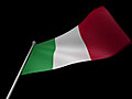 Italy Flag Stock Footage