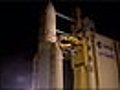 Ariane-5 rocket launches satellites