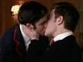 Kurt’s gay Glee kiss