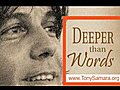 &#039;Deeper Than Words - The Teachings Of Tony Samara - Volume 2&#039; a book by Tony Samara