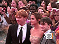 Harry Potter world premiere,  emotional sendoff