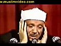 فيديو نادر لعبد الباسط وهو يبكي من خشية الله ويتماسك