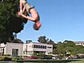 Tightrope backflip