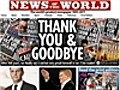 News of the World bids readers farewell