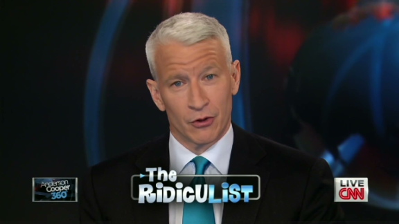 The RidicuList: Anderson Cooper