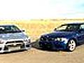 The Matrix Comparison: 2008 BMW 135i vs 2008 Mitsubishi Lancer Evolution X MR Intro Video