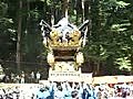 徳畑天神社　茂利　拝殿前　屋台差し上げ　その３