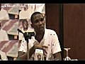 Point de presse Samuel Etoo (Orange vacances foot 2009)