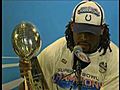 SUPER BOWL UNCUT: Bob Sanders Of The Colts Talks About Victory