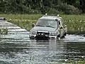 Toyota Hilux river crossing