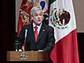 Piñera apoya lucha de México contra el crimen