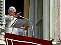 Pope calls for arms suspension in Libya