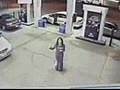 Ghost caught on security tape at gas station