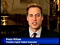 William commence England’s world cup bid