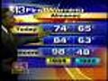 Meteorologist Tim Williams' Overnight Forecast