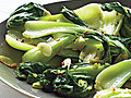 Baby Bok Choy with Chile and Garlic