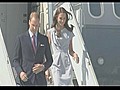 Royal couple arrive in LA