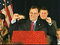 Christie delivers victory speech