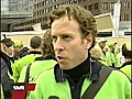 Pin-Protest gegen Mindestlohn