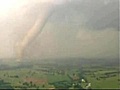 Funnel cloud touches down in OK