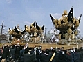 住吉神社　北条節句祭　本宮　笠屋　小谷　谷　御旅所　屋台差し上げ