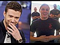Ein Unteroffizier bittet Justin Timberlake um ein Date
