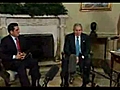 President Bush Meets with President Torrijos of the Republic of Panama
