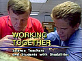 Working Together: Science Teachers and Students with Disabilities