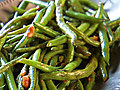 Ginger Garlic Glazed Green Beans