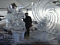 Sculptors battle at Ice Art world championship