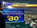 Meteorologist Tim Williams' Afternoon Forecast