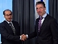 Libyan rebel leader meets NATO chief in Brussels