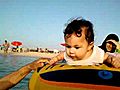 Lily The Captain testing the water before sailing - الكابتن لى لى قبل الابحار