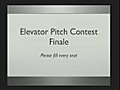 MIT $100K Elevator Pitch Competition 2008