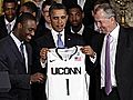 Obama Honors NCAA Hoops Champs UConn